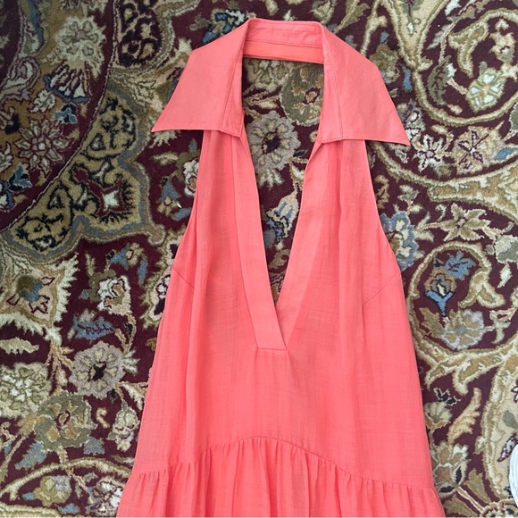 Nicholas Halo Dress Orange - Picture 6 of 8